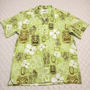XL KaraKu Mens Hawaiian Shirt Multicolor